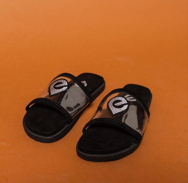 Emerys Transparent Lining and Suede insole Cover Slides