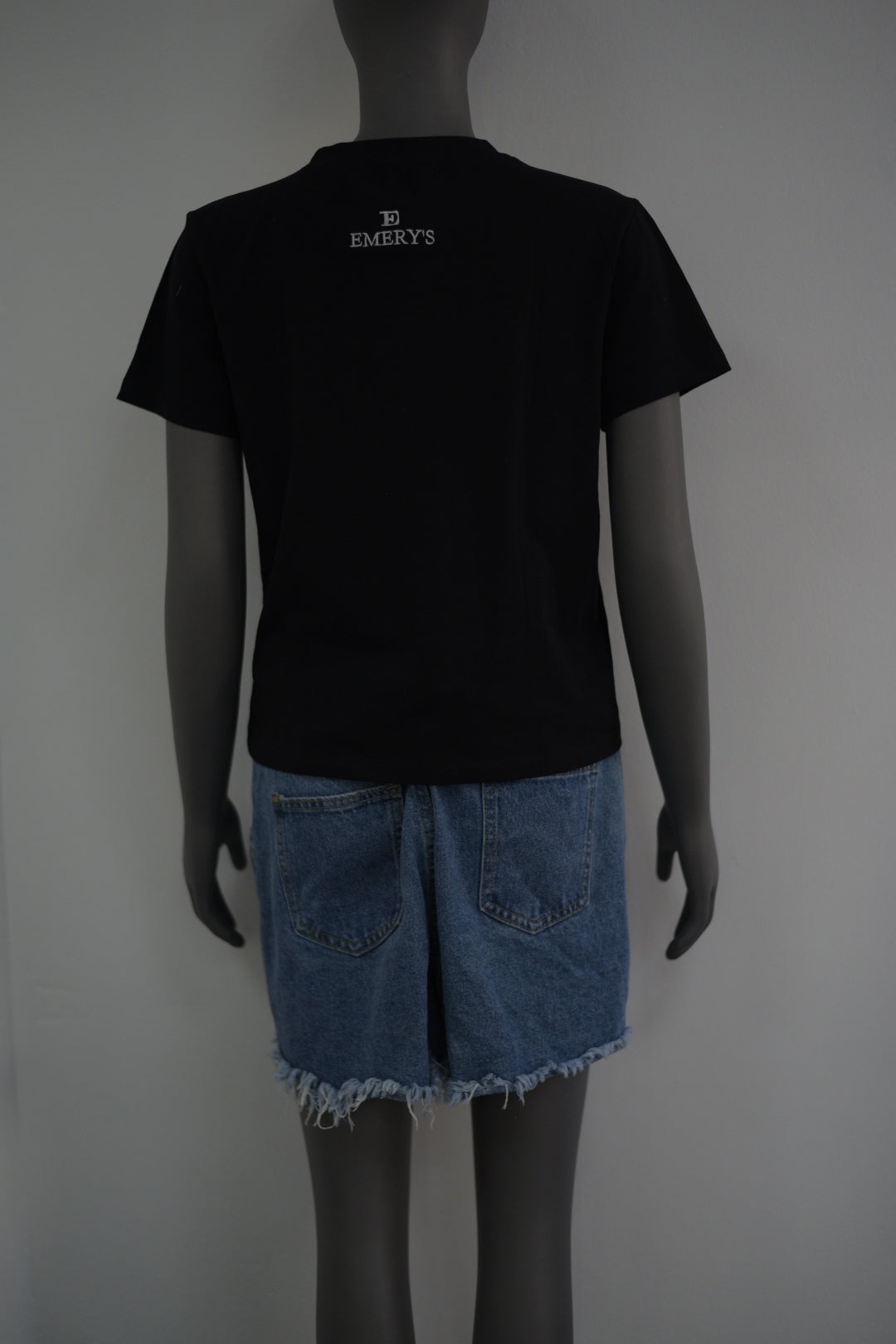 Emery Designer Crop Top Black