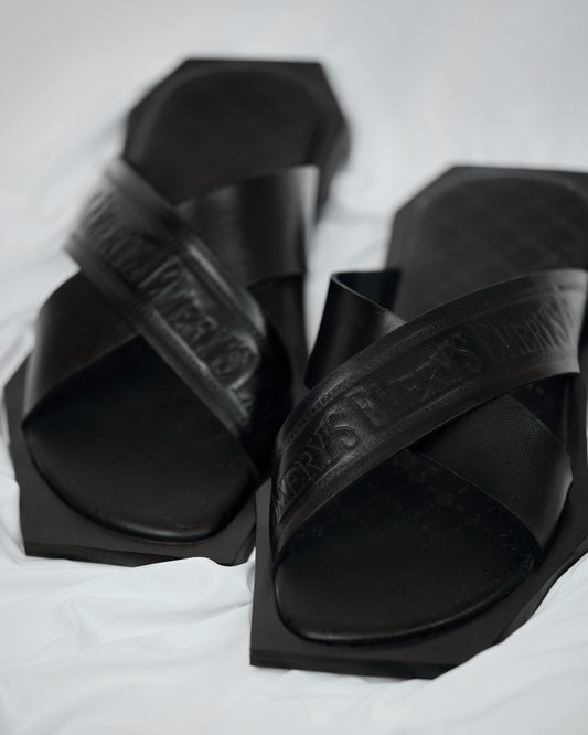 Emery Geometric Criss-Cross Sandals