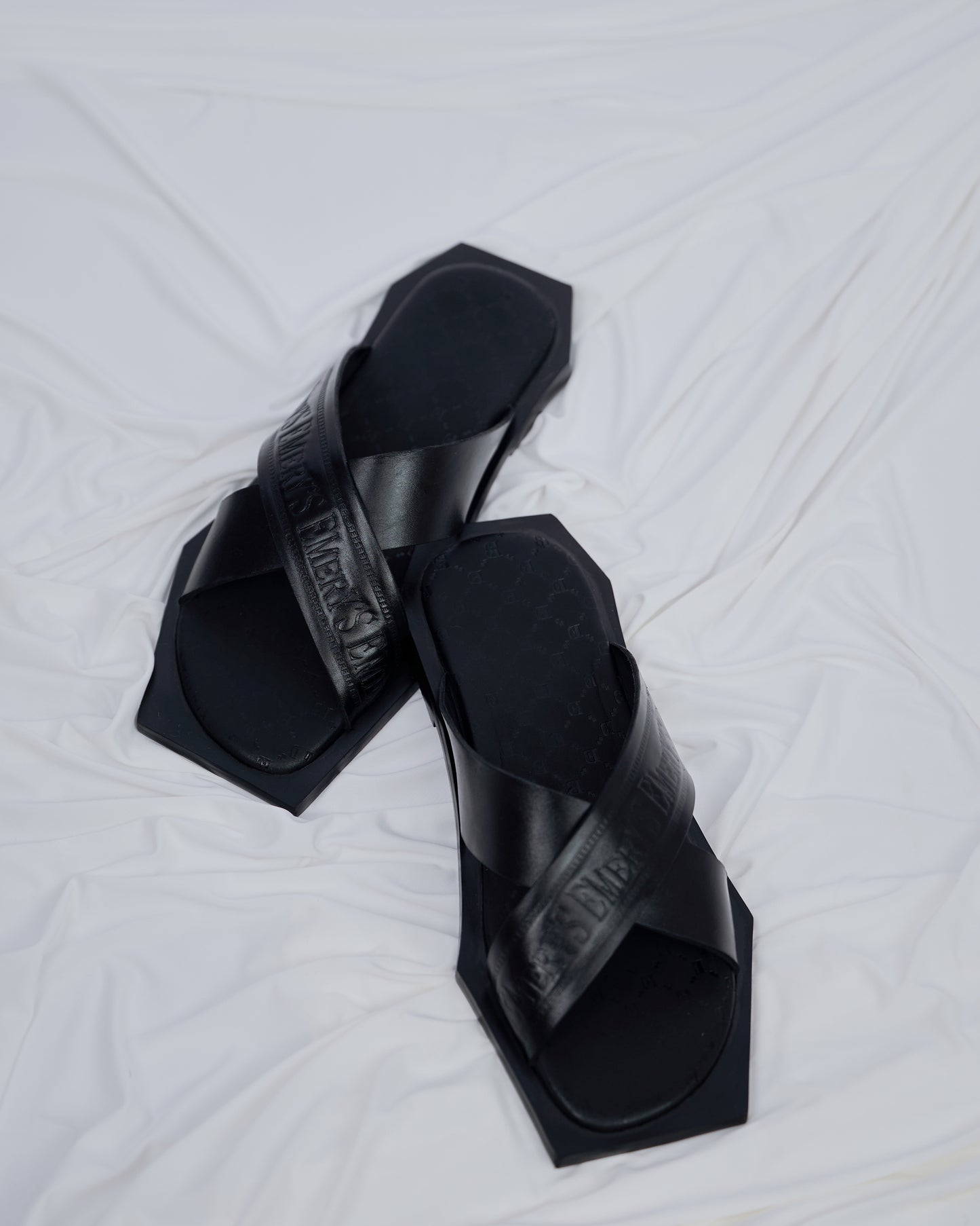 Emery Geometric Criss-Cross Sandals