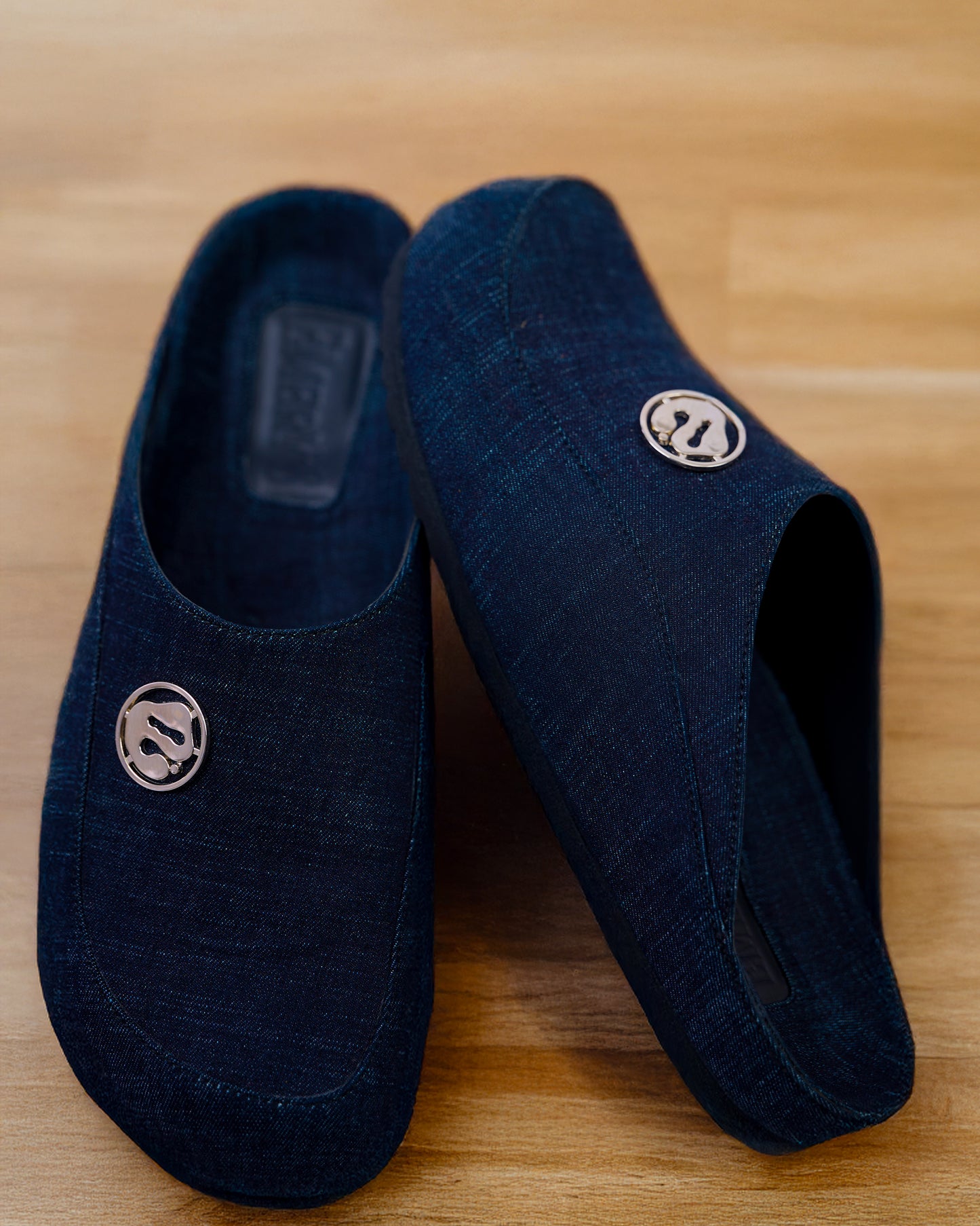 The Lad Slides Blue Denim