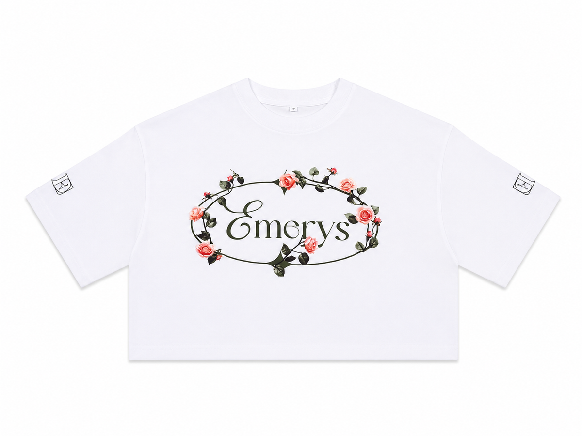 Emerys Floral Crop Tee