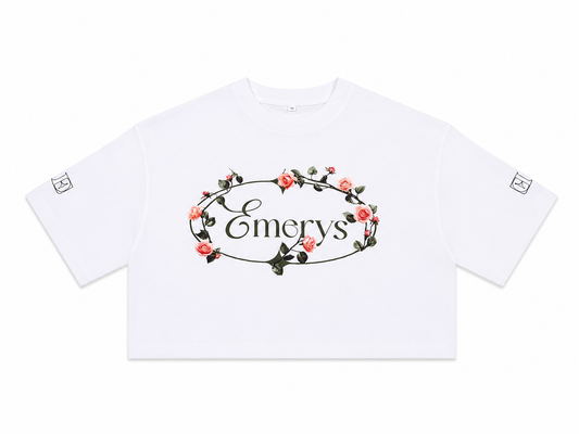 Emerys Floral Crop Tee