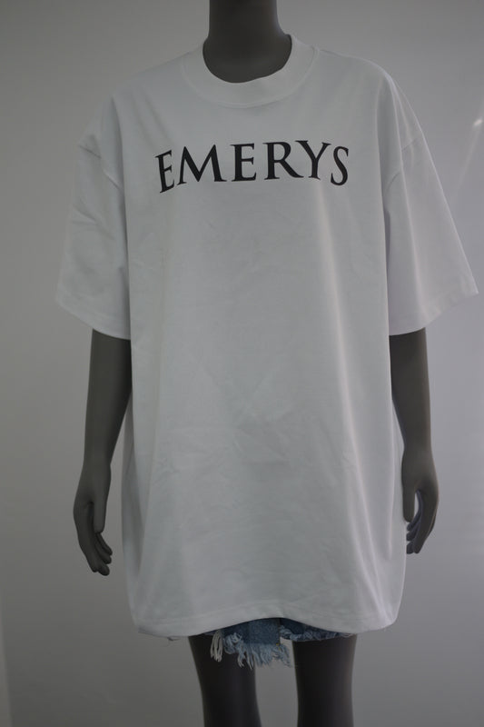 Emerys Designer Tee White BLK