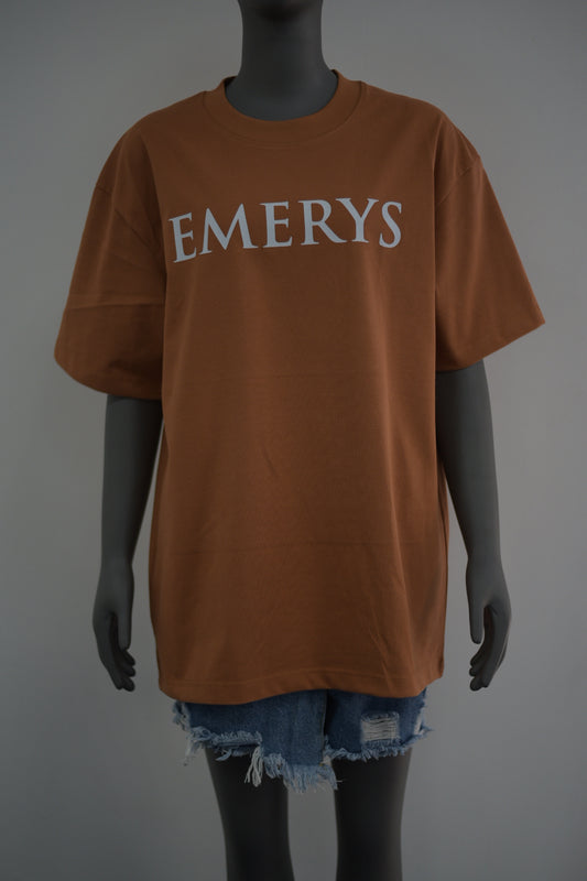 Emerys Designer Tee Brown wht