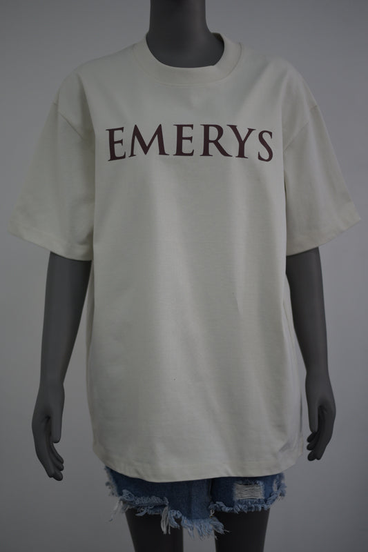 Emerys Designer Tee Off White Brwn