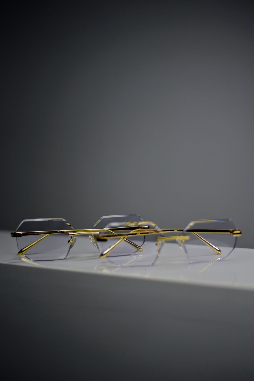 EmerysX Elite Brand Rimless Transparent Unity sunglasses