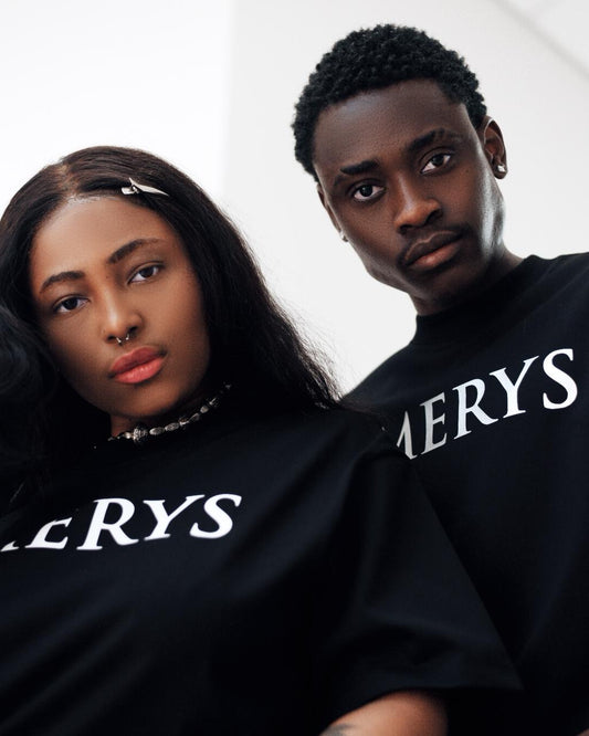 Emerys Designer Tee Black  wht