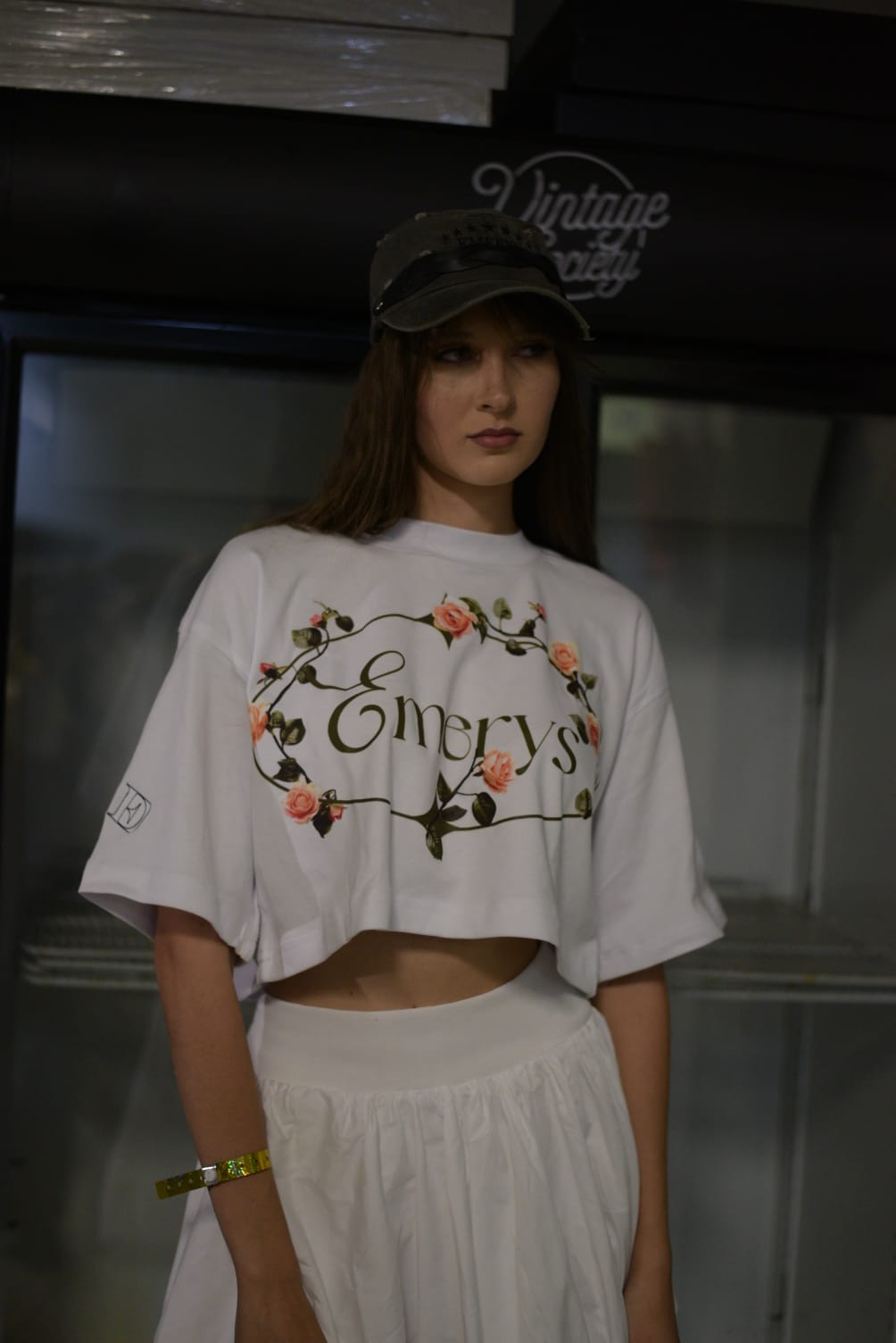 Emerys Floral Crop Tee