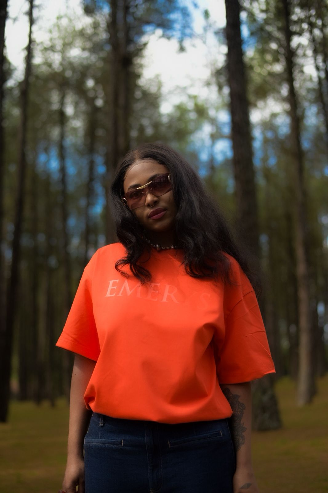 Emerys Designer Tee Orange Org