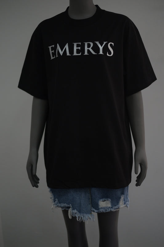 Emerys Designer Tee Black  wht