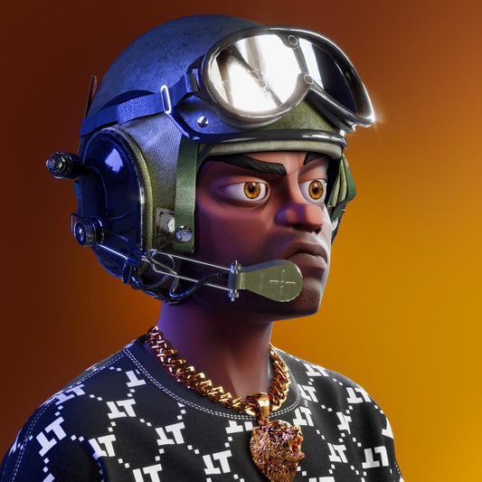 Sosa Thug Pilot Khaos NFT Tee Black