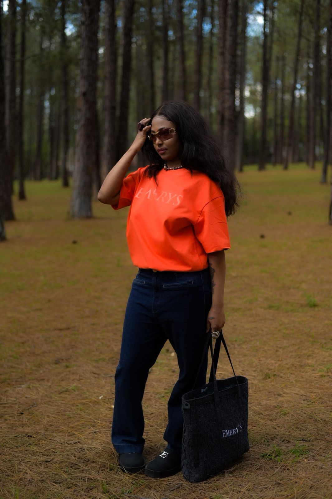 Emerys Designer Tee Orange Org