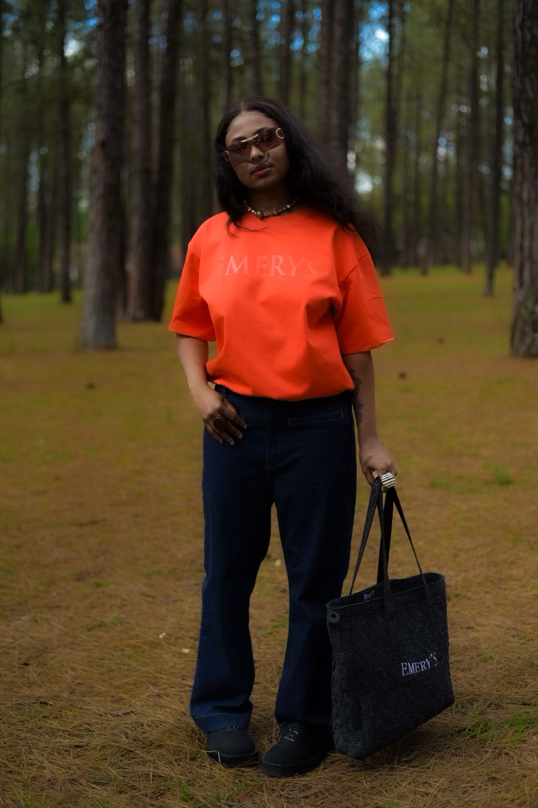 Emerys Designer Tee Orange Org