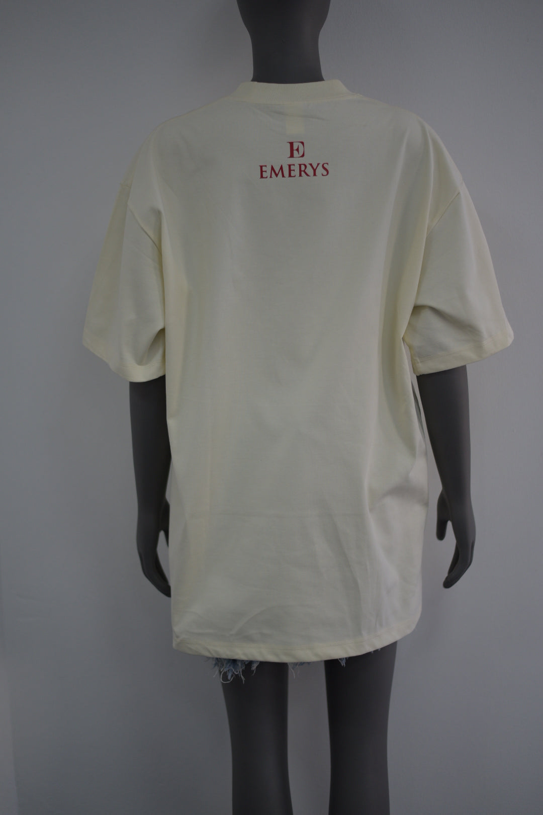 Emerys Designer Tee Cream Red